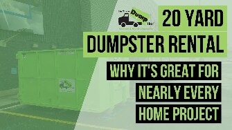 20 Yard Dumpster Video